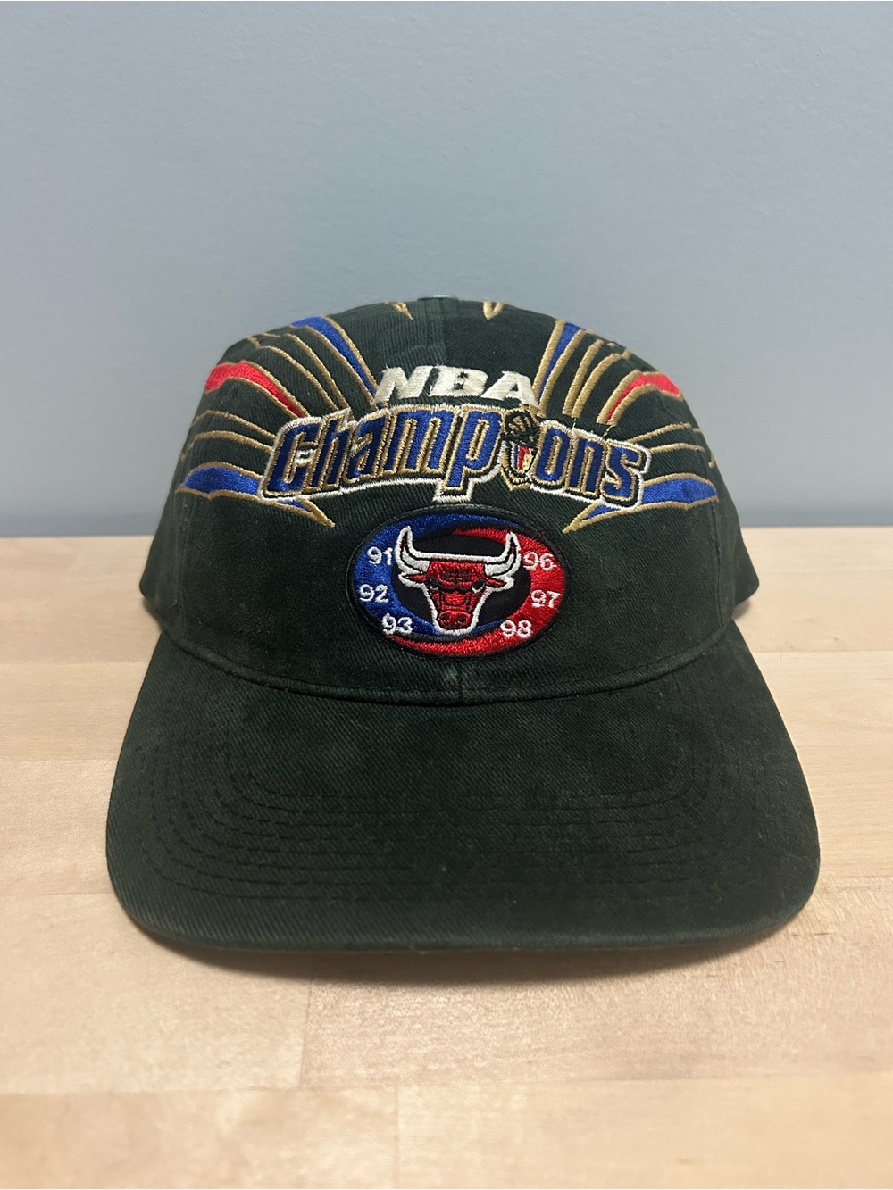 Chicago Bulls 1998 NBA Champions Starter Locker Room Vintage Snapback